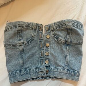 Zara jean top! Size xs!